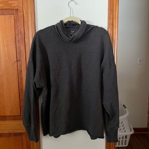 Grey Turtleneck Sweatshirt by Aerie